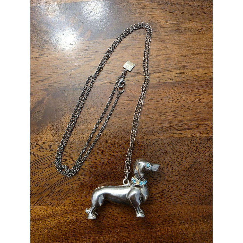 Dachshund Necklace Doxie Wiener Puppy Dog Charm . Sku 98
